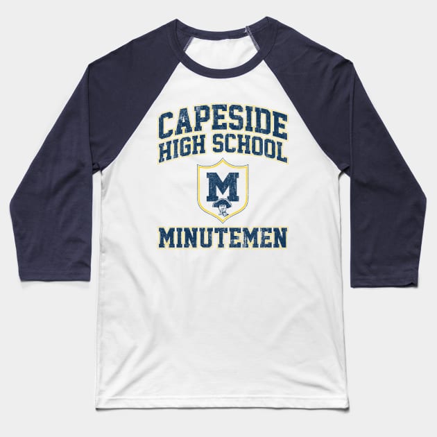 Capeside High School Minutemen (Dawson's Creek) Variant Baseball T-Shirt by huckblade